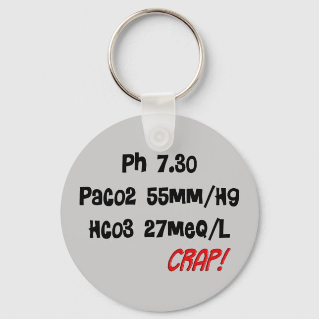 Chaveiro Funny Respiratory Therapist gifts (Frente)