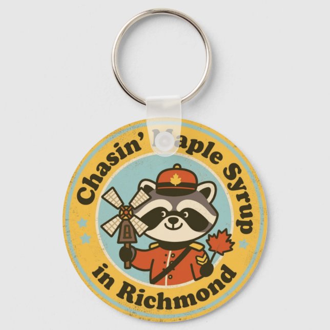 Chaveiro Funny Richmond Gift for Maple Lovers (Frente)
