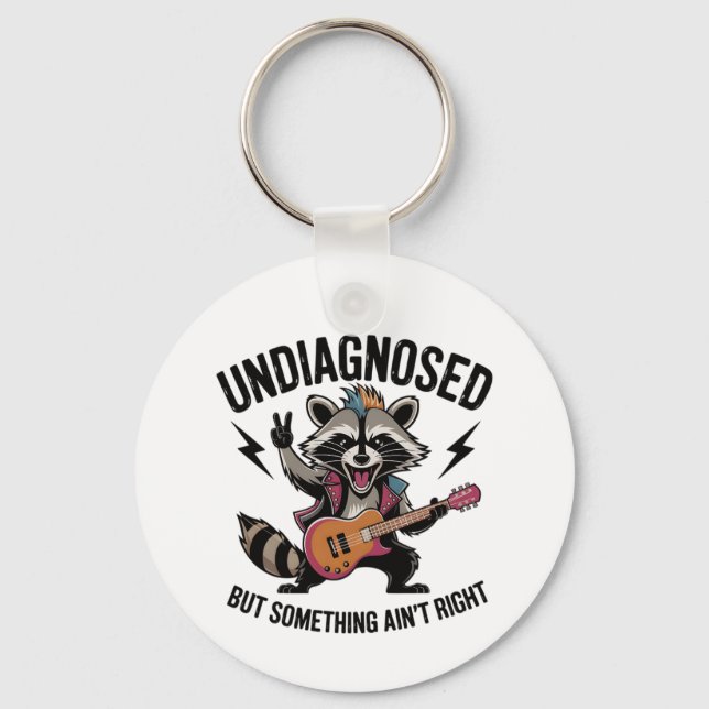 Chaveiro Funny Rocking Racoon (Frente)