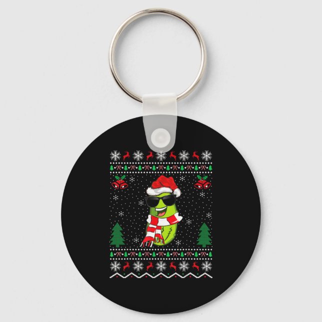 Chaveiro Funny Santa Ckle Xmas Gift Ugly Ckle Christmas  (Frente)