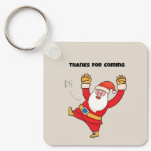 Funny santa thanks for coming