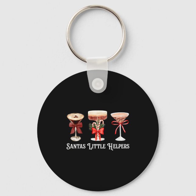 Chaveiro Funny Santa's Little Helper Martini Tail Merry Chr (Frente)