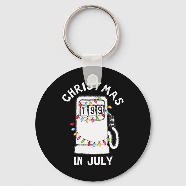 Chaveiro Funny Sarcastic Christmas In July Fuel Pump Gas Pu (Frente)