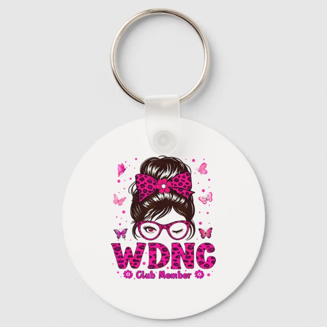 Chaveiro Funny Sarcastic We Do Not Care Proud Member Of Wdn (Frente)