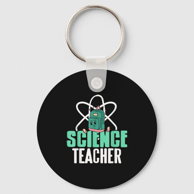 Chaveiro Funny Science Teacher Backpack School Humor  (Frente)