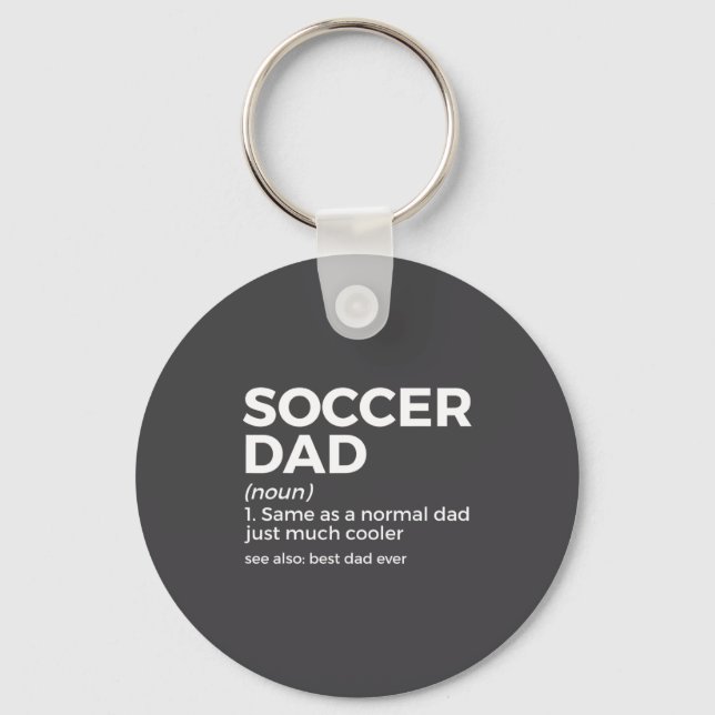 Chaveiro Funny Soccer Dad Definition For Mens Soccer Playe  (Frente)