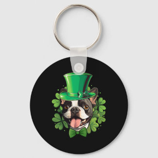 Chaveiro Funny St Patricks Boston Terrier 