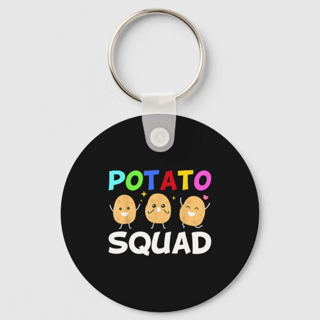 Chaveiro Funny Tato Squad Vegetable Chip Eater French Fries (Frente)