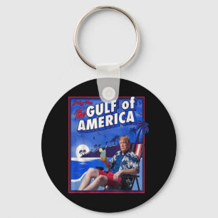 Chaveiro Funny Trump Golfo Da América