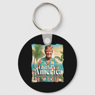 Chaveiro Funny Trump Graphic Golfo Da América Trump Merch