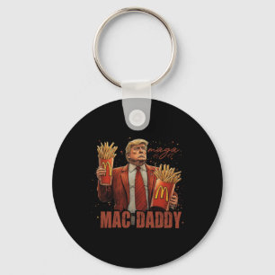 Chaveiro Funny Trump Mcdon 2024 Fast Comida Mac Pai Hamburg