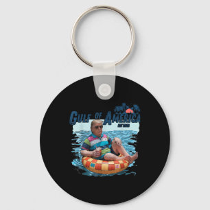 Chaveiro Funny Vintage Golfo Da América 2025 American Fla