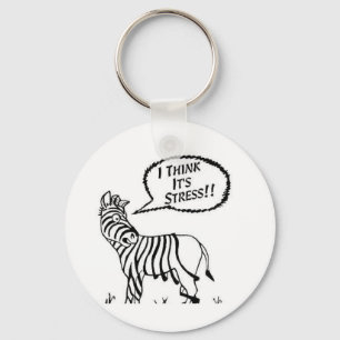 Chaveiro Funny Zebra Key-Chain