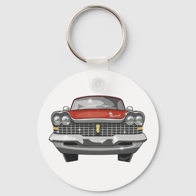 Chaveiro Fúria de Plymouth 1959 (Frente)