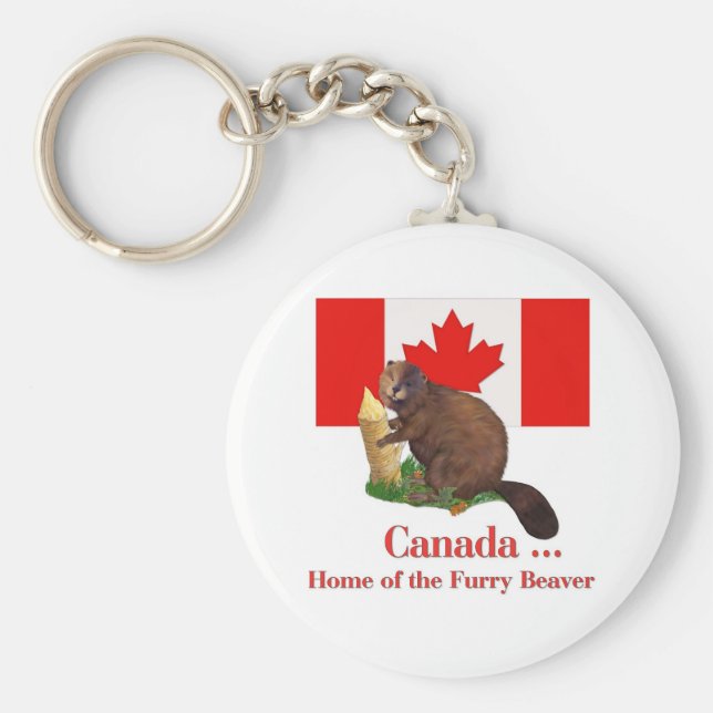 Chaveiro Furry Beaver (Frente)
