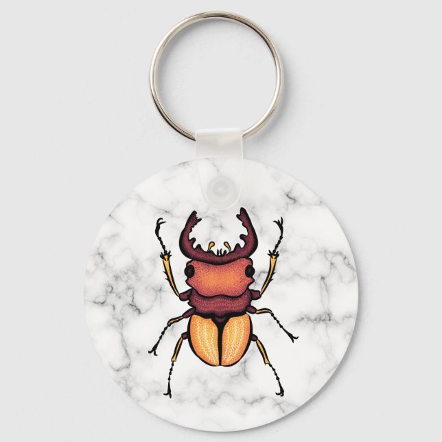 Chaveiro Fusca Fusca Fusca Fusca Código QR Insetos Entomolo (Frente)