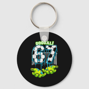 Chaveiro Futebol 67 Seis Sete Meme Divertido Gen Alpha Gole