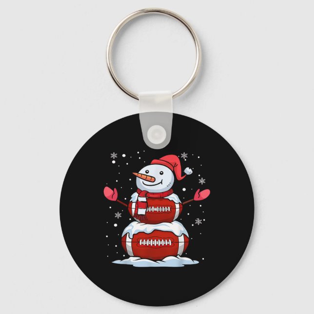 Chaveiro Futebol Americano de Natal Xmas Esporte Men (Frente)