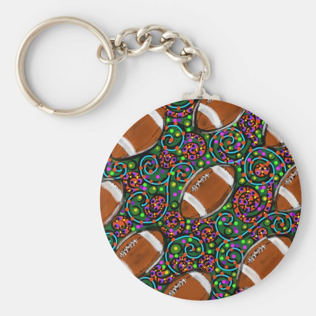 Chaveiro Futebol Art Green (Frente)