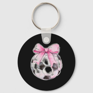 Chaveiro Futebol Byll Rosa Coquette Laço Fita Delicada Meni