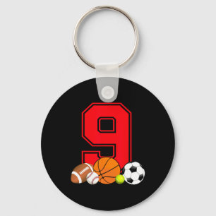 Chaveiro Futebol de baseball de 9 anos