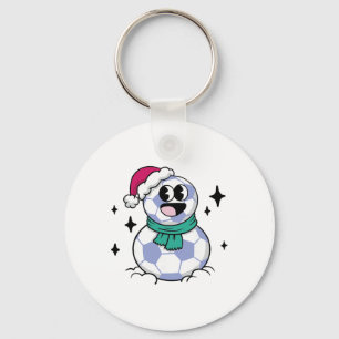 Chaveiro Futebol de Boneco de Neve