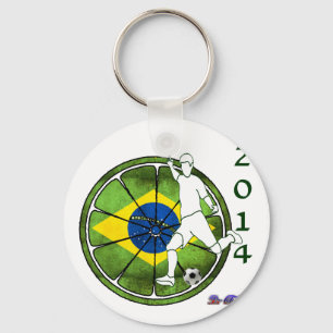 CHAVEIRO FUTEBOL DE BRASIL 2014 PRESENTES CUSTOMIZÁVEIS