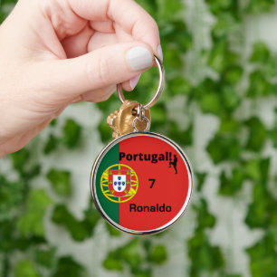 Chaveiro Futebol de Portugal, personalizável