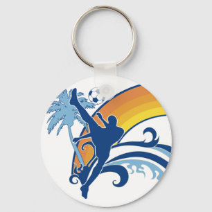 Chaveiro futebol de verão.