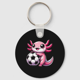 Chaveiro Futebol engraçado Kawaii Axolotl