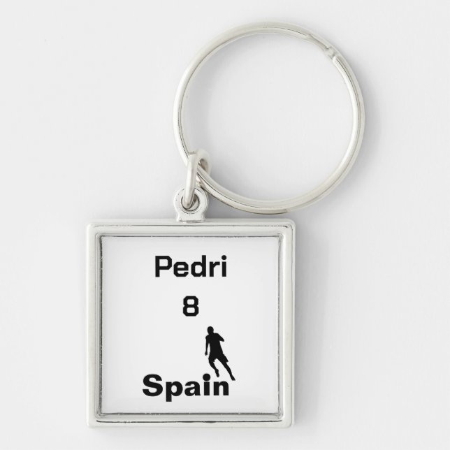 Chaveiro Futebol espanhol personalizável (Frente)