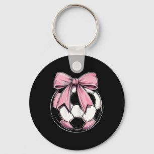 Chaveiro Futebol Ll Rosa Coquette Laço Fita Delicada Menina