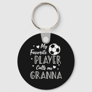 Chaveiro Futebol Meu Jogador Favorito Me Chama de Vovó