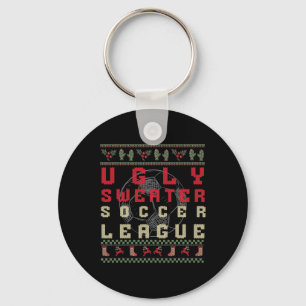 Chaveiro Futebol Natal Feio – Camiseta Engraçada de Suéter