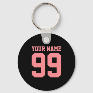 Chaveiro Futebol Nome Número Menino Menina Personalizado