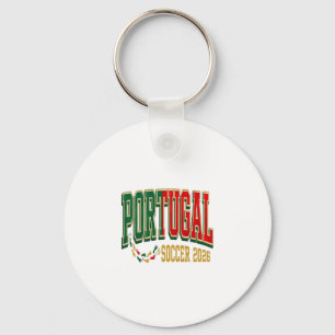 Chaveiro Futebol Portugal 2026 Futebol Negrito País Tipogra
