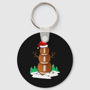 Chaveiro Futebol Snowman Bola Natal Pajama Oferece Homens