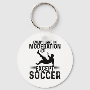 Chaveiro Futebol - Tudo Com Moderação Exceto Futebol