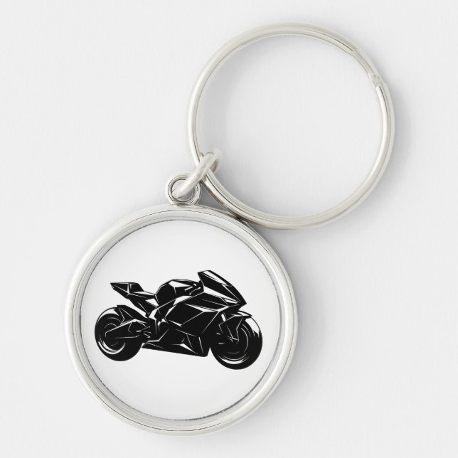 Chaveiro Futuristic Sport Motorcycle Design (Frente)