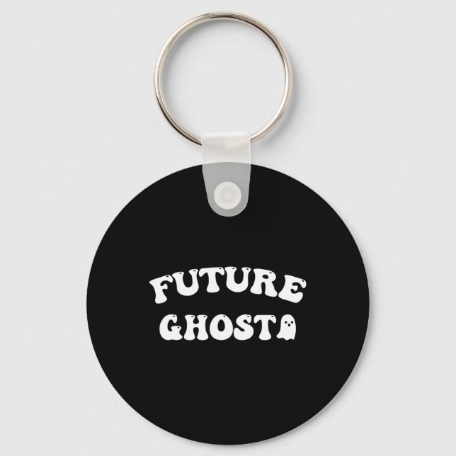 Chaveiro Futuro Dia de as Bruxas engraçado Fantasma (Frente)