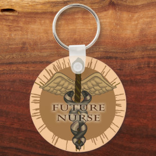 Chaveiro futuro do Caduceus da enfermeira