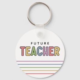 Chaveiro Futuro Professor Colorido Bonito