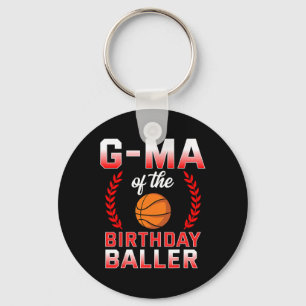 Chaveiro G-Mães Do Aniversário Bday-Basball Celebrati