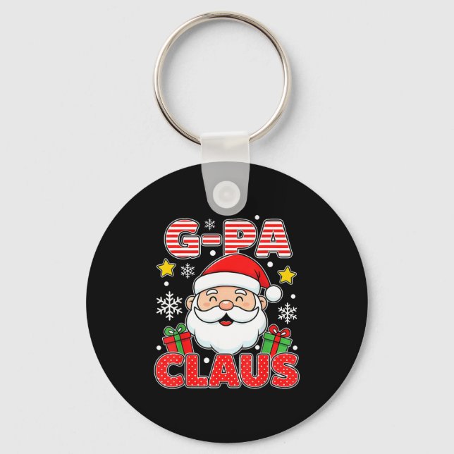 Chaveiro G-pa Claus Shirt Group Matching Family Christmas  (Frente)