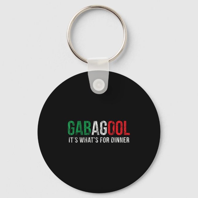 Chaveiro Gabagool Cacola Meat Lover New Jersey Italian Gift (Frente)