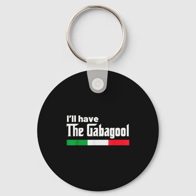 Chaveiro Gabagool Italy For Italians Cacola Nj New Jersey  (Frente)