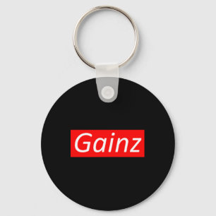 Chaveiro Gainz Bodybuilding Sport Malhação Gift Men Women K