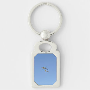 Chaveiro Gaivotas Voando Alto -