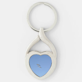 Chaveiro Gaivotas Voando Alto -