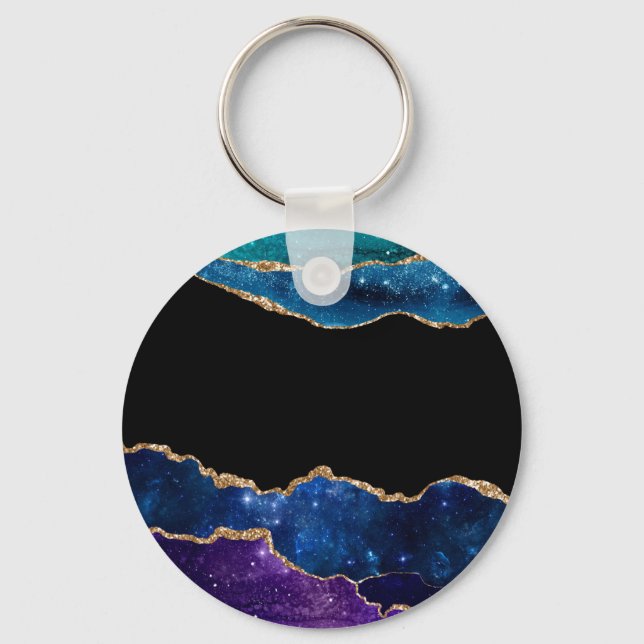 Chaveiro Galaxy Agate Series Design 10 (Frente)